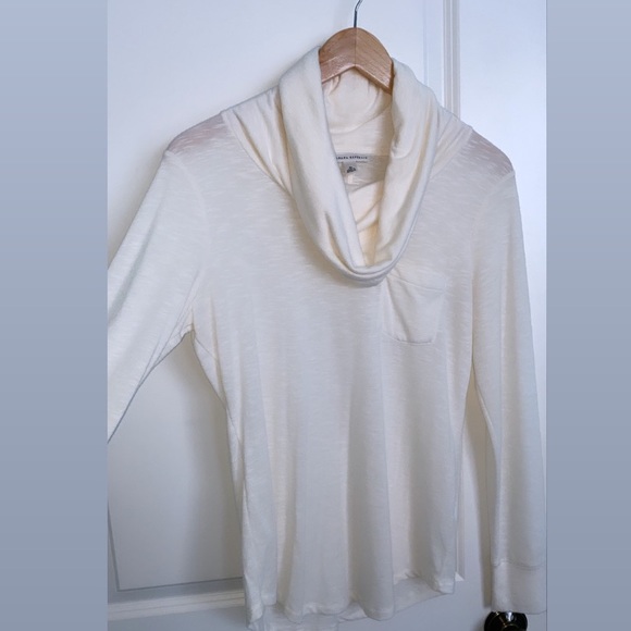 Cream Cowl-Neck Long Sleeve - Picture 3 of 4